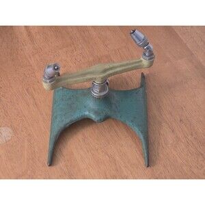 Vintage Allenco Parkside Lawn Sprinkler W.D. Allen Cast Iron Brass Rotating...